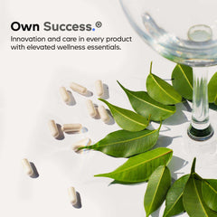 Bromelain, turmeric, and ginger imagery on packaging