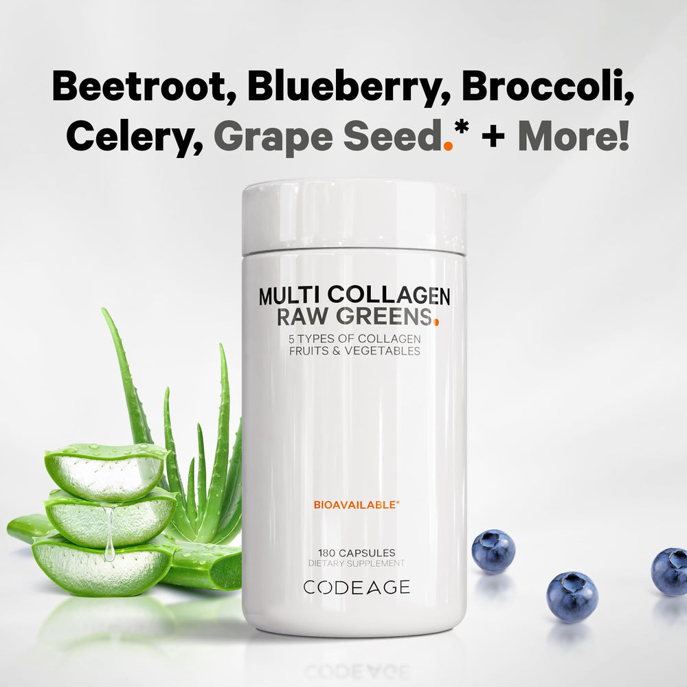 Organic bone broth and greens components