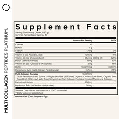 Unflavored collagen powder ready to mix into beverages