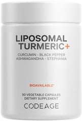 Codeage Organic Turmeric Supplement bottle with 90 capsules