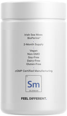 Raw spirulina and sea moss capsules