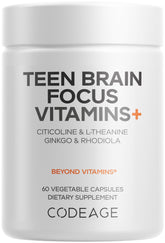 Codeage Teen Brain Focus bottle with 60 capsules