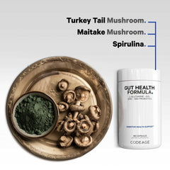 Turkey tail and tonic mushrooms for gut and immune support