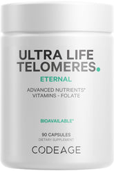 Codeage Ultra Life Telomeres bottle and packaging