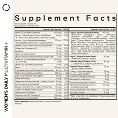 Fermented vitamins and minerals capsules close-up