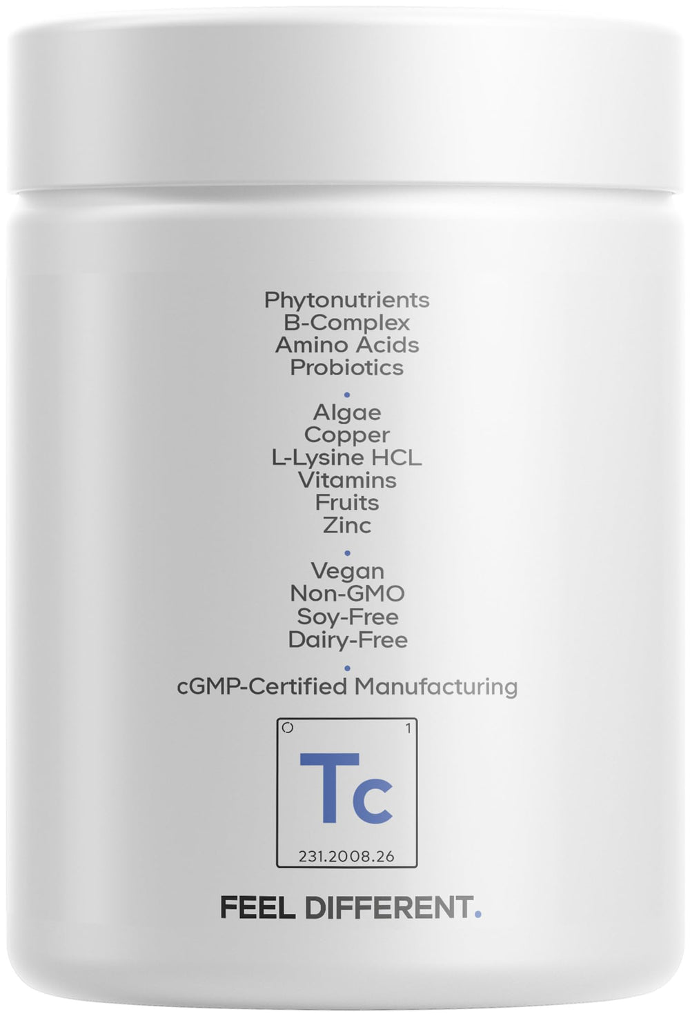 60-Count bottle of Codeage Teen Clearface for teen skin