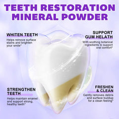 Coffee stain removal with whitening powder