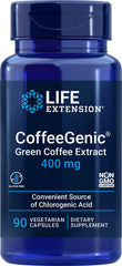 CoffeeGenic Green Coffee Extract bottle, 400 mg