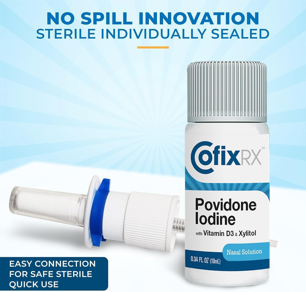 Two CofixRX nasal spray bottles 0.34 fl oz each