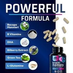 Cognitive boost brain pills for focus and clarity