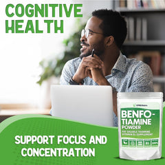Graphic representing cognitive health benefits of Benfotiamine