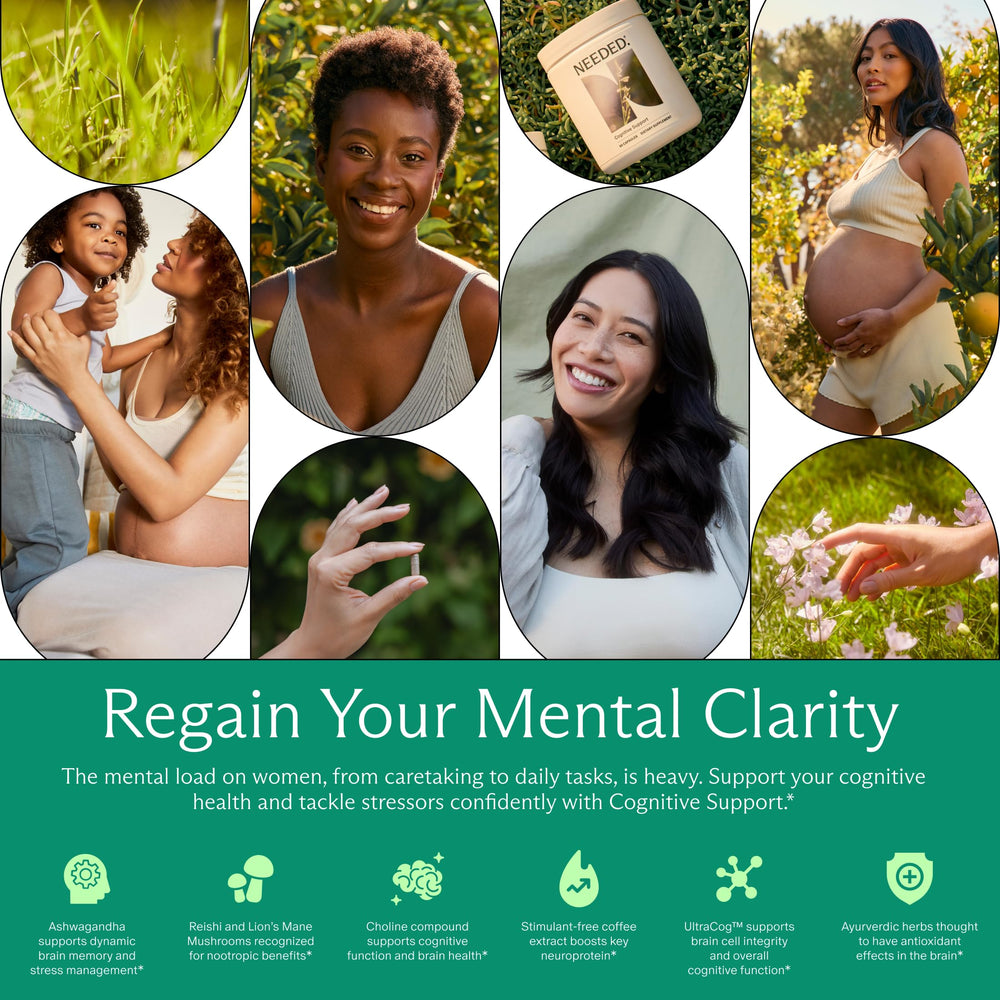 Breastfeeding-safe cognitive support product label