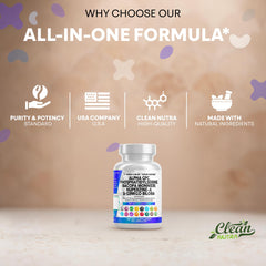 Cognitive support supplement produced in USA facility.