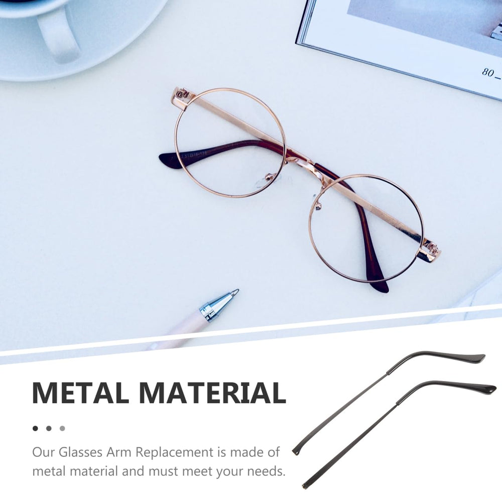 Nose pads and screwdriver for installation of eyeglasses arms