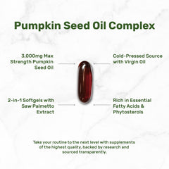 Cold-pressed virgin pumpkin seed oil close-up