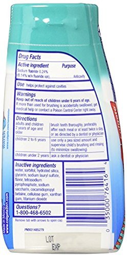 4.6 oz Colgate 2-in-1 Whitening Toothpaste & Mouthwash tubes in a 6-pack