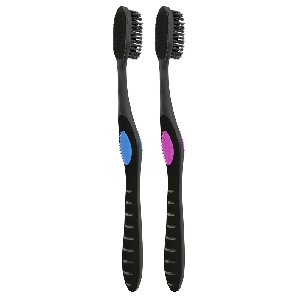 4-in-1 cleaning capability: teeth, tongue, cheeks, gums