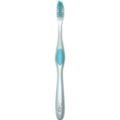 Side view of the handle grip on Colgate 360 Enamel Health Sensitive toothbrush