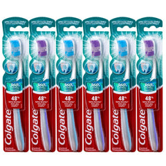Colgate 360 Enamel Health Sensitive Toothbrush with compact head and extra-soft bristles