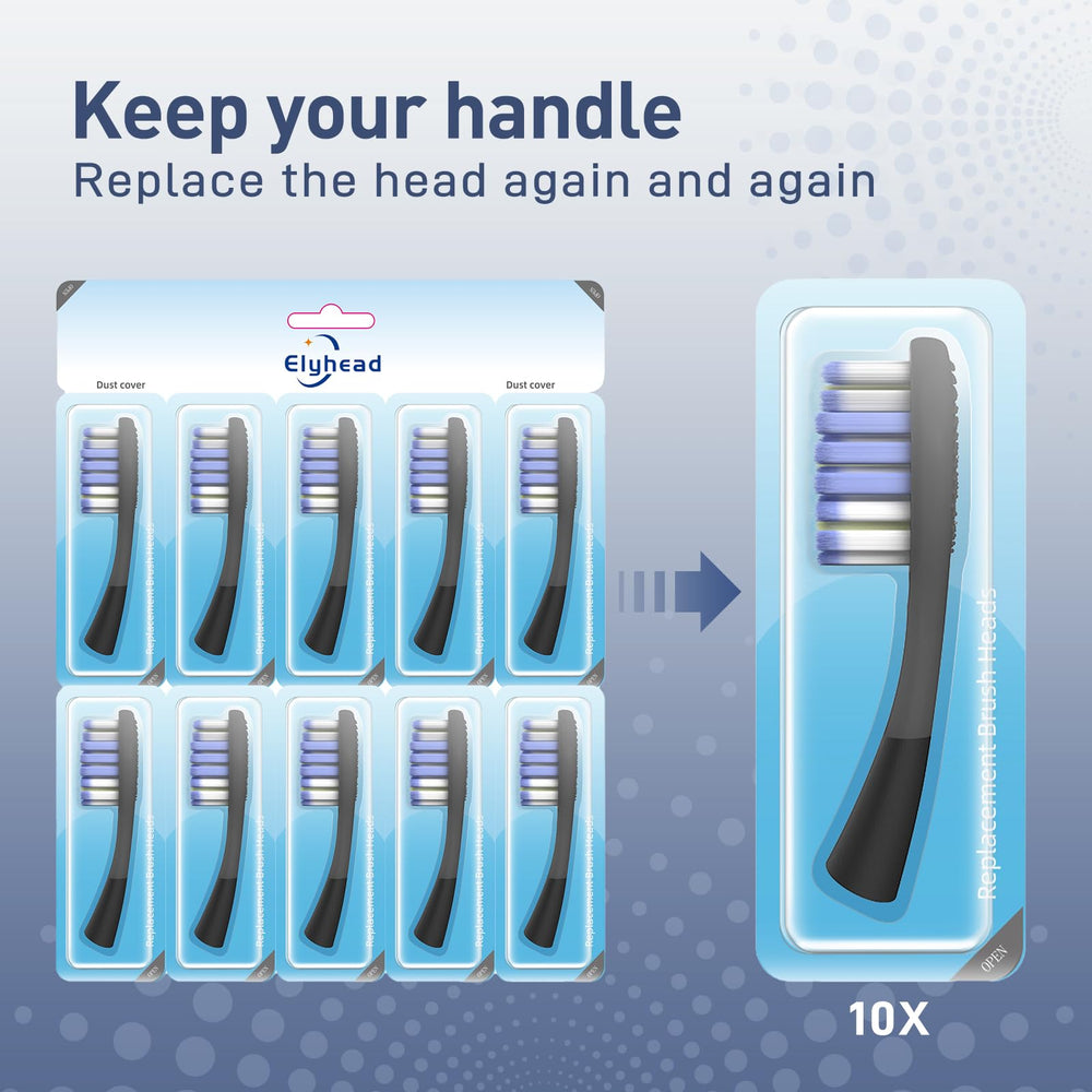 Economical replacement heads with the same brushing experience as name-brand