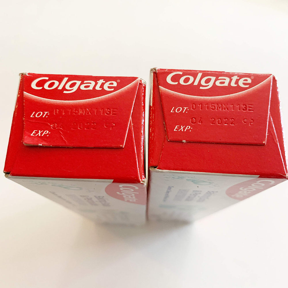 Bonus 60% free toothpaste tubes offer display for Colgate whitening toothpaste