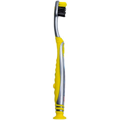 Suction cup on Colgate Batman toothbrush