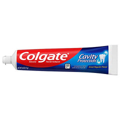 Pack of 6 Colgate toothpaste tubes with fluoride