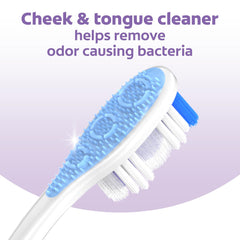 Close-up of extra soft bristles showing 48% softness