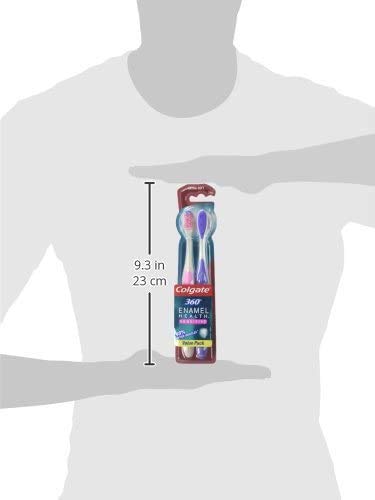 Colgate Enamel Health Sensitive Toothbrush on white background