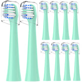 Colgate Hum replacement brush heads green 6-pack — front view