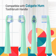 Hum connected smart battery compatible brush head close-up