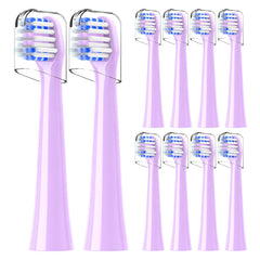 Replacement toothbrush heads for Colgate Hum in purple, 10-count
