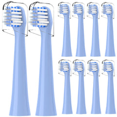 Colgate Hum compatible replacement toothbrush heads – blue, 10 count