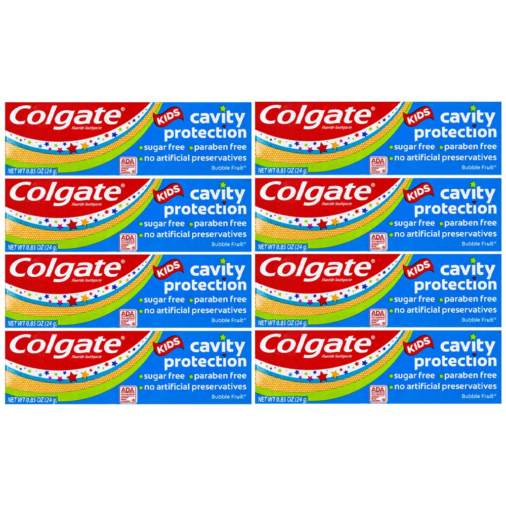 Colgate Kids Cavity Protection Toothpaste Bubble Fruit Flavor travel size 0.85 oz (24 g) - image 1