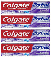Colgate Max Fresh KnockOut Toothpaste 6 oz Tube - Front View