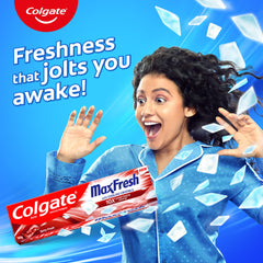 Colgate Max Fresh toothpaste packaging side view 150gms
