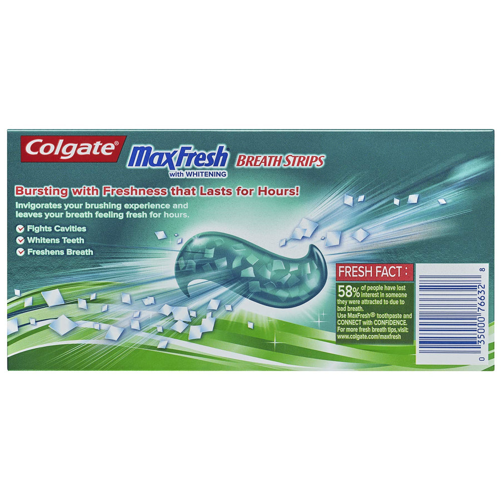 Tooth surface showing whitening effect from Colgate toothpaste
