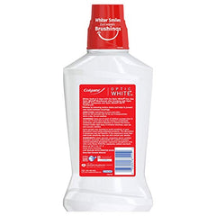 Close-up of Colgate Optic White bottle label 2 of 8