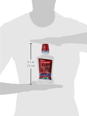 Bottle with mint flavor tag and 473 mL labeling