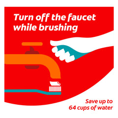 Whiteseal technology graphic on Colgate packaging
