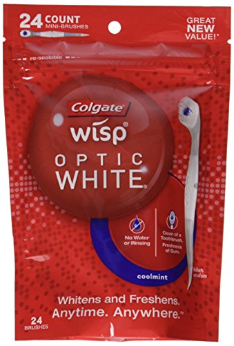 24-count pack of Colgate Optic White Wisp in Cool Mint
