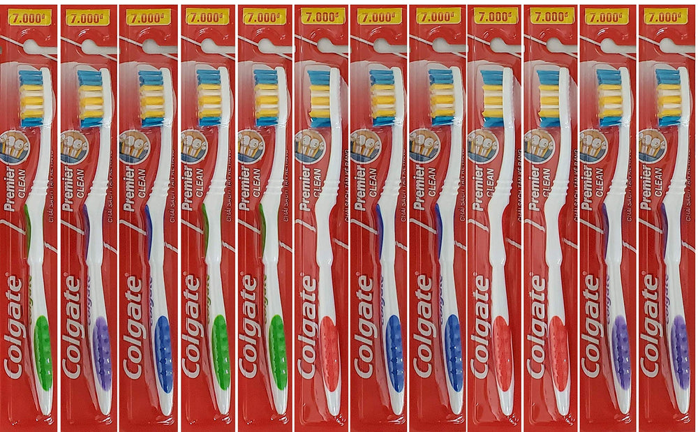 Colgate Premier Extra Clean toothbrushes 12-pack - front view