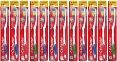 Colgate Premier Extra Clean toothbrushes 12-pack - back view with tongue scraper