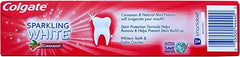 Two Colgate toothpaste tubes displayed together