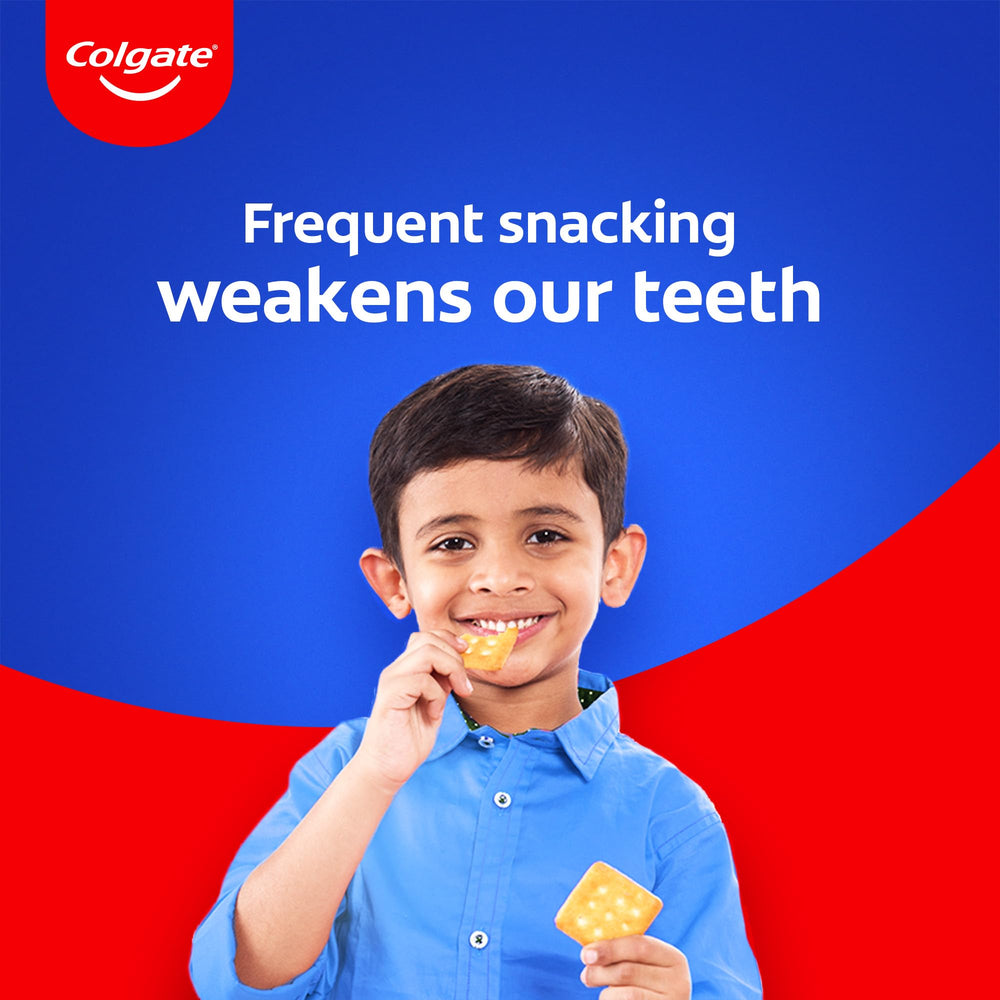 Close-up of Colgate toothpaste 300g calcium and minerals formula
