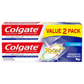 Colgate Total Advanced Whitening Toothpaste 5.1 oz 2-pack front view