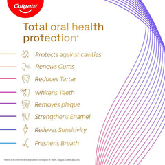 Two free Colgate toothbrushes included in the saver pack