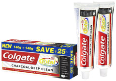 Colgate Total Charcoal Deep Clean Toothpaste 240g packaging