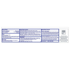 Packaging highlighting 42% more sensitivity relief claim