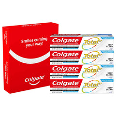 Colgate Total Deep Clean label close-up